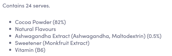 Hot Choc With Ashwagandha