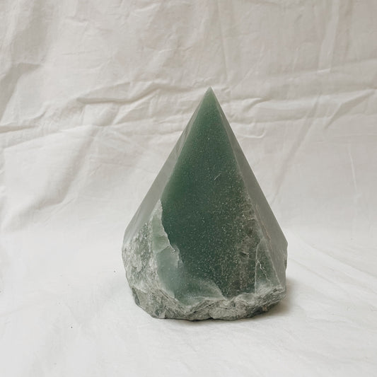 Aventurine Partially-Polished Point