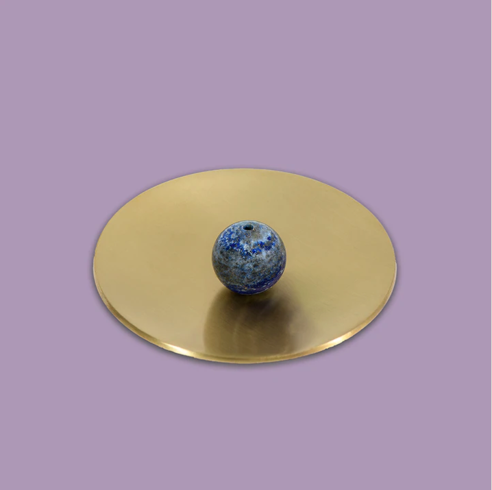 Hōseki Mari - Lapis Lazuli Incense Holder