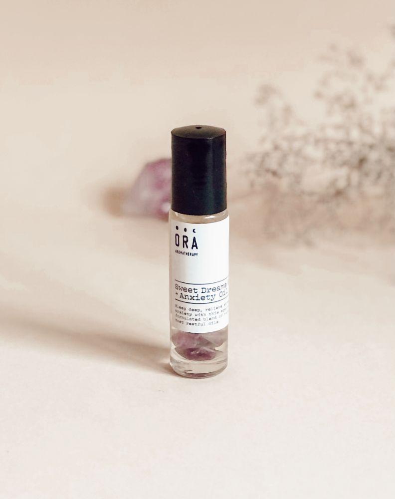 Sweet Dreams Sleep + Anxiety Roller with Crystal Gemstone Infusion