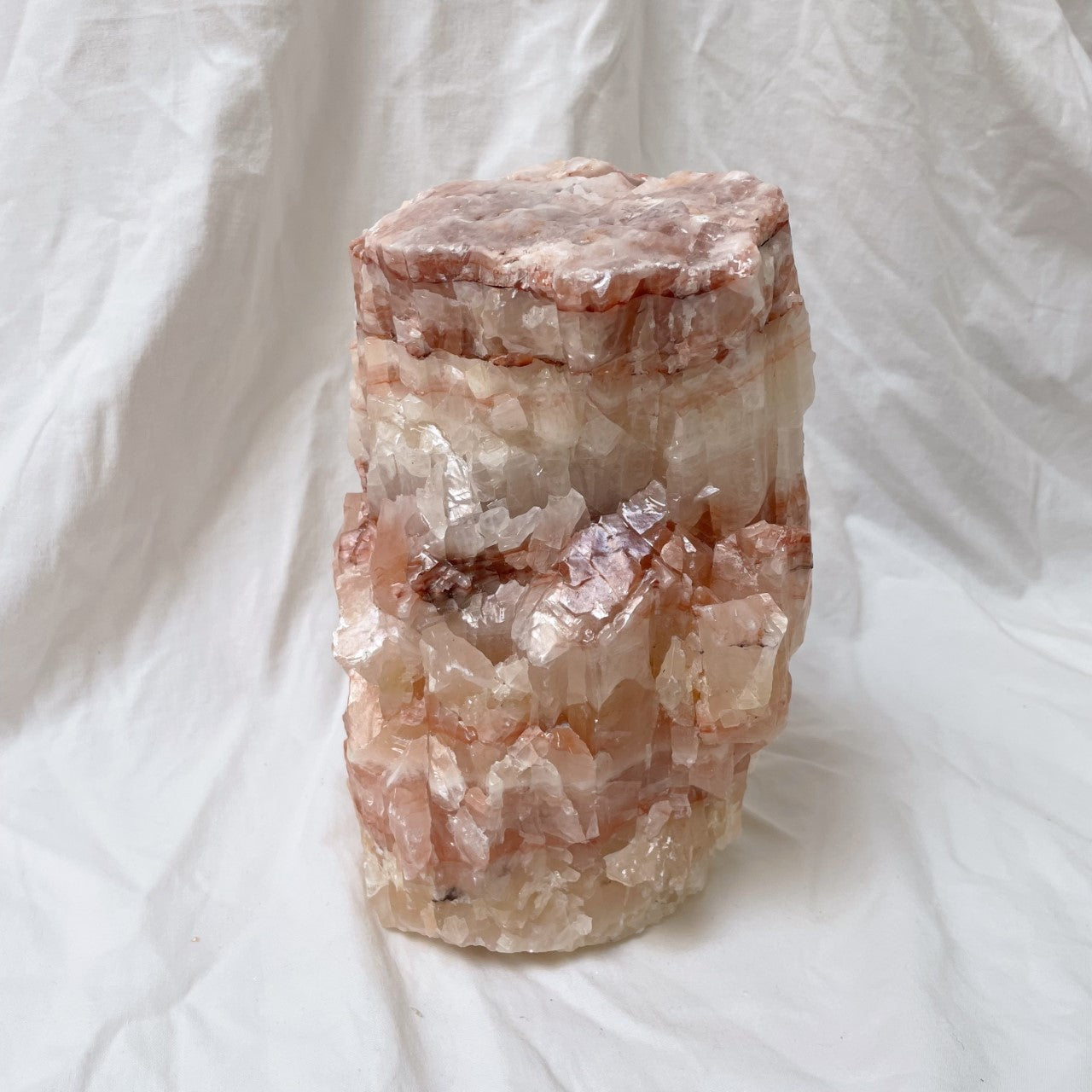 Raw Red Calcite Tower